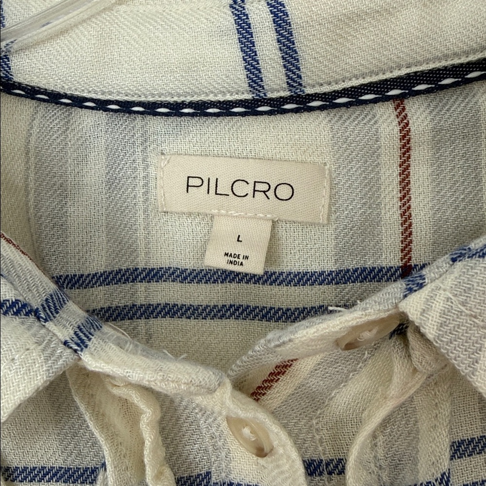 Anthropologie Pilcro Tuxedo Button Down Shirt - Picture 6 of 12